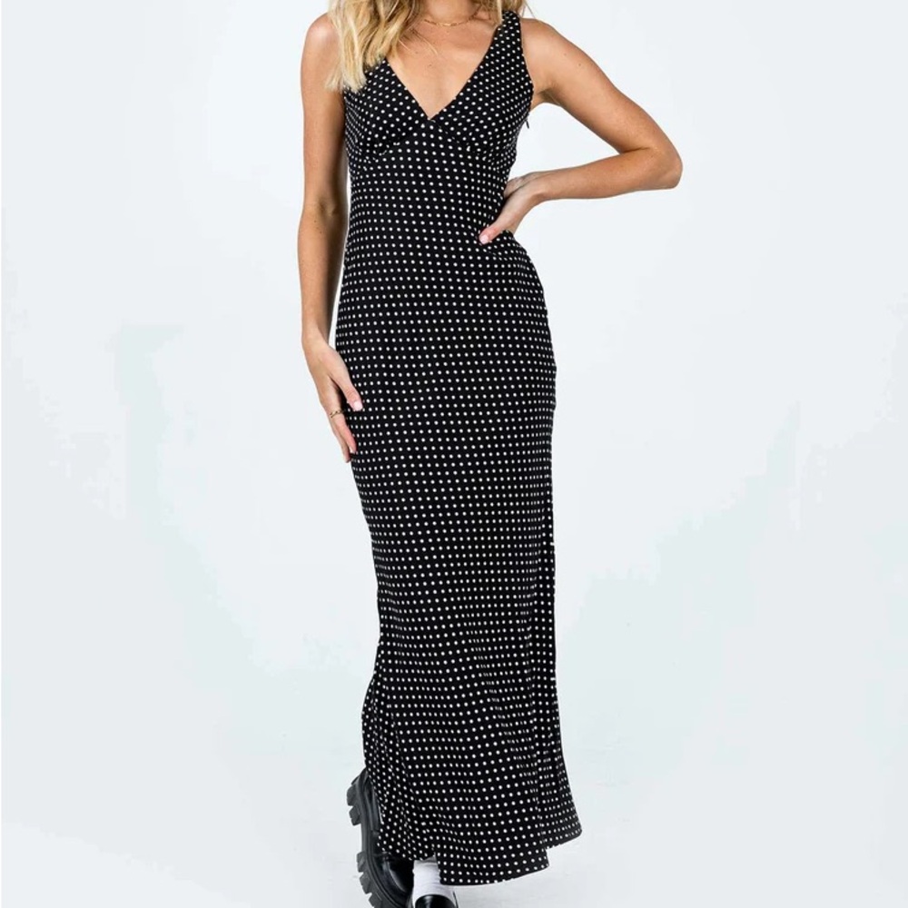 Polka Dot Maxi Dress